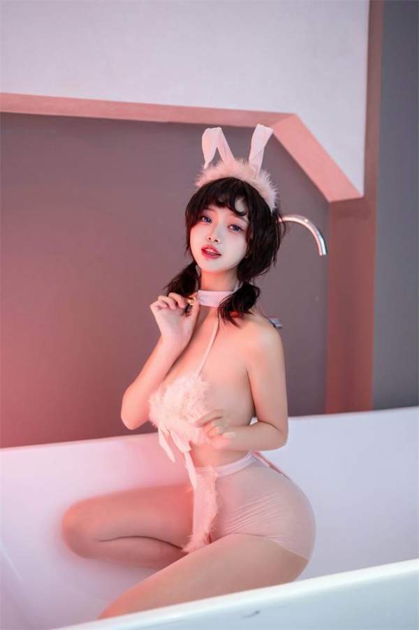 핑크 토끼 이미지 #1
